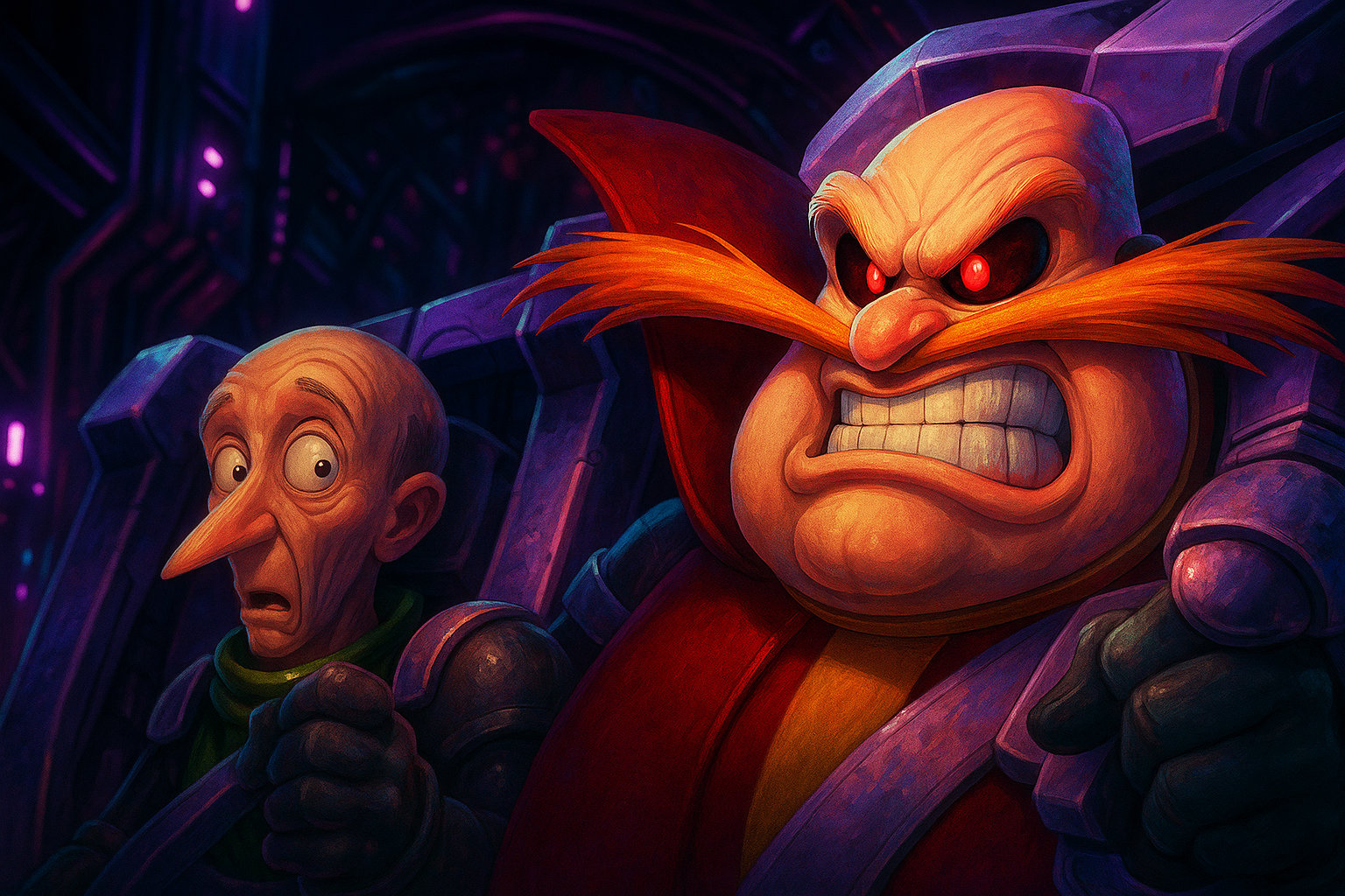 Snively Snively and Robotnik road trip. by mechtail74 on DeviantArt