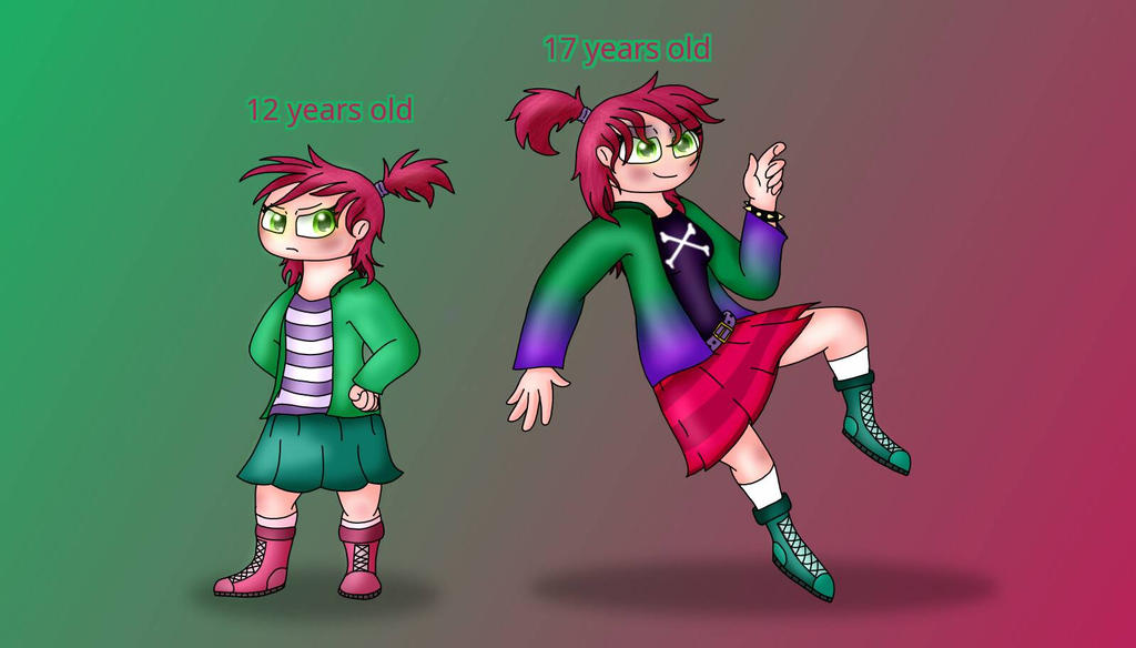 Growing Up - Moody Margaret (Kid and Teenager)