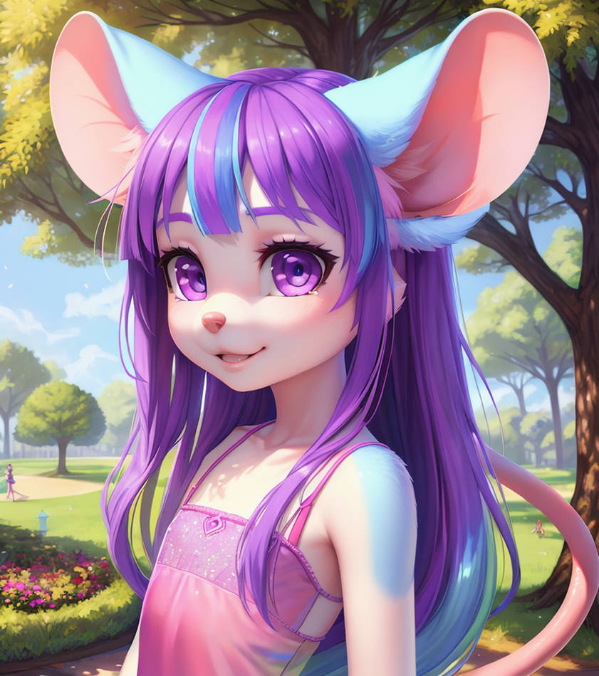 Face Less Mouse cute mouse girl by protonovadarkstar on DeviantArt