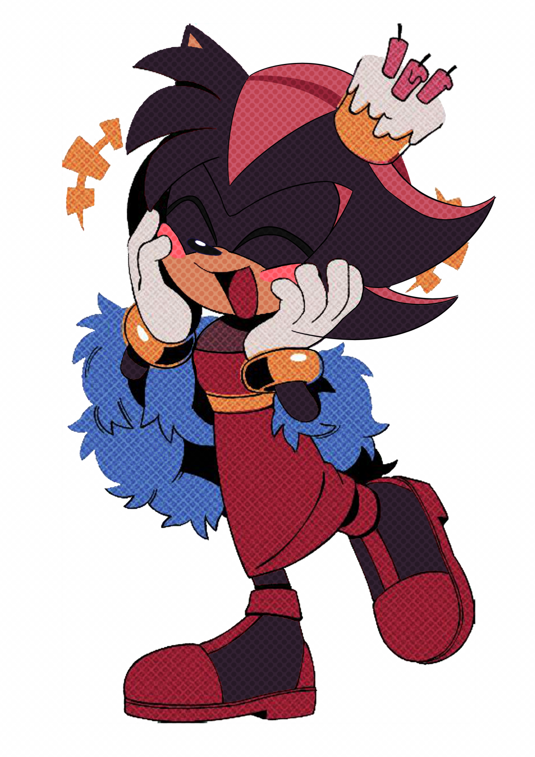 Cursed personality swap between Shadow and Amy by Wizaria : r