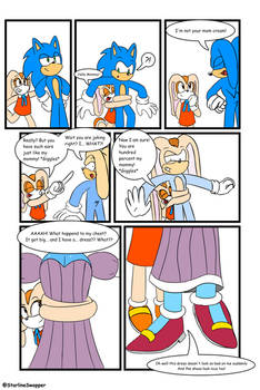 Cream's new Mom - Sonic Vanilla TF TG Comic Page 1