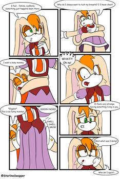 Cream's new Mom - Sonic Vanilla TF TG Comic Page 2