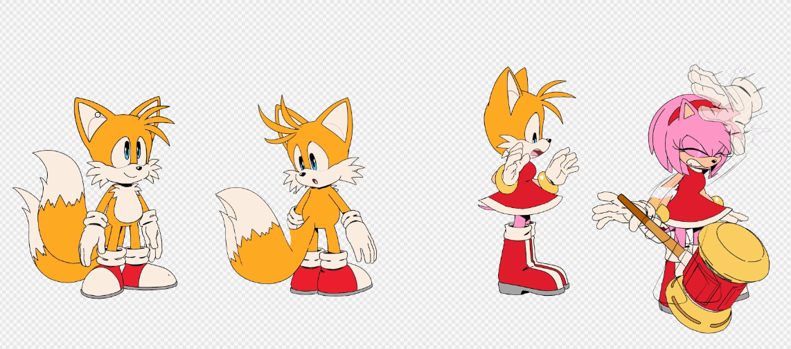 Tails into Amy - Dream Team Ref Sheet WIP by DrStarlineSwapper on ...