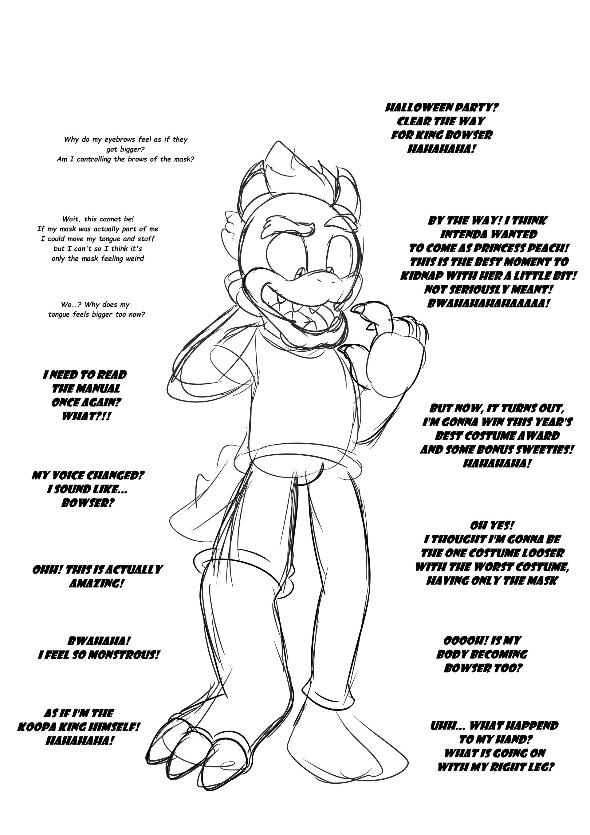Deviantart Running Toaster Bowser Mask - Bowser TF - Running Toaster Artstyle by DrStarlineSwapper ...