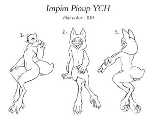 Impim Pinup YCH {1/3 open}