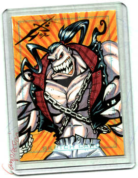 Pitt sketch card commission