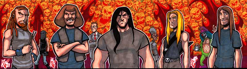 MOD Charity Dethklok cards