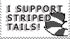 i support striped tails