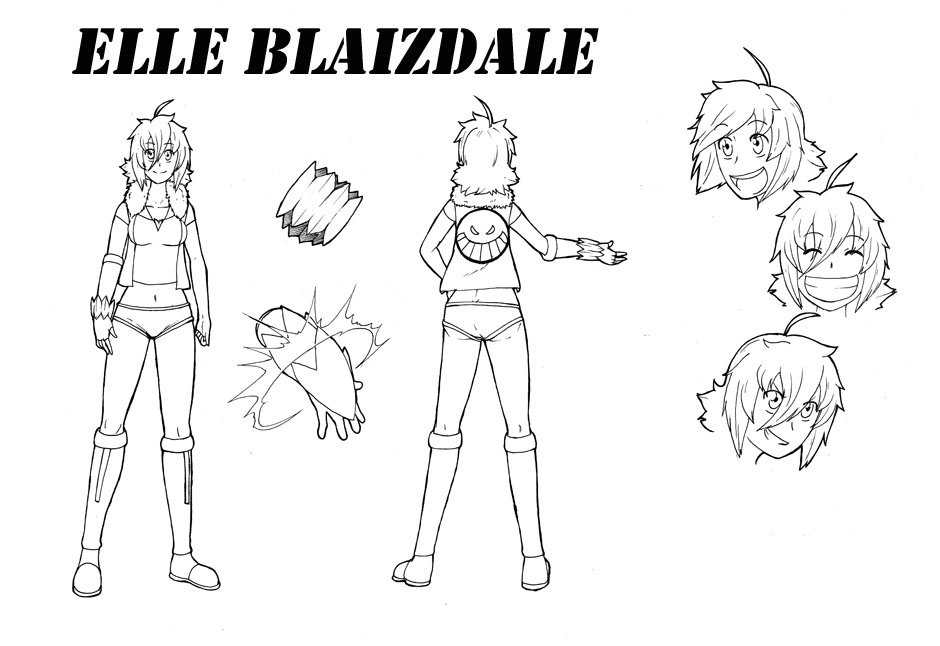 Elle character sheet