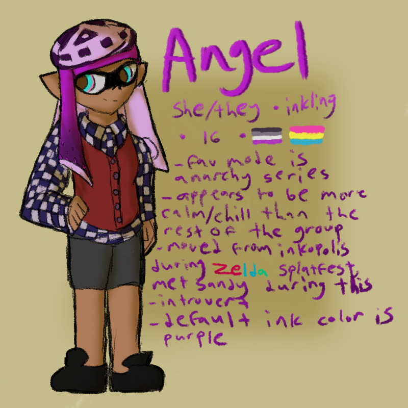 splatoon oc information - angel (2/5) by popatochsp on DeviantArt