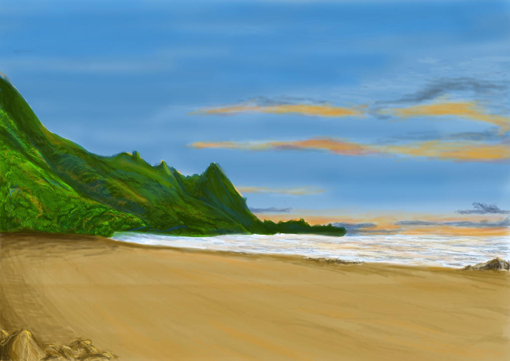 Beach Deviantart Background Beach by kaz010 on DeviantArt