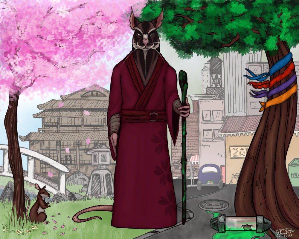Crossroads - Master Splinter by Myrcury-Art on DeviantArt