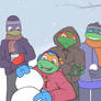 TMNT - Impending Snowball Fight