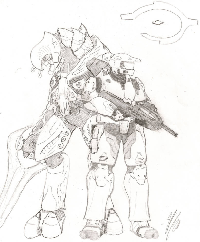 Arby n the Chief sketch by sfritts10 on DeviantArt