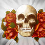 Skull with roses