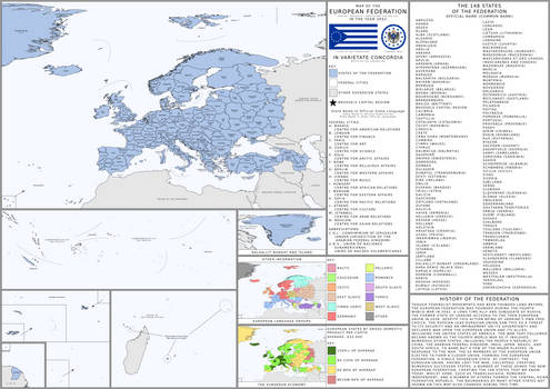 Map of the European Federation