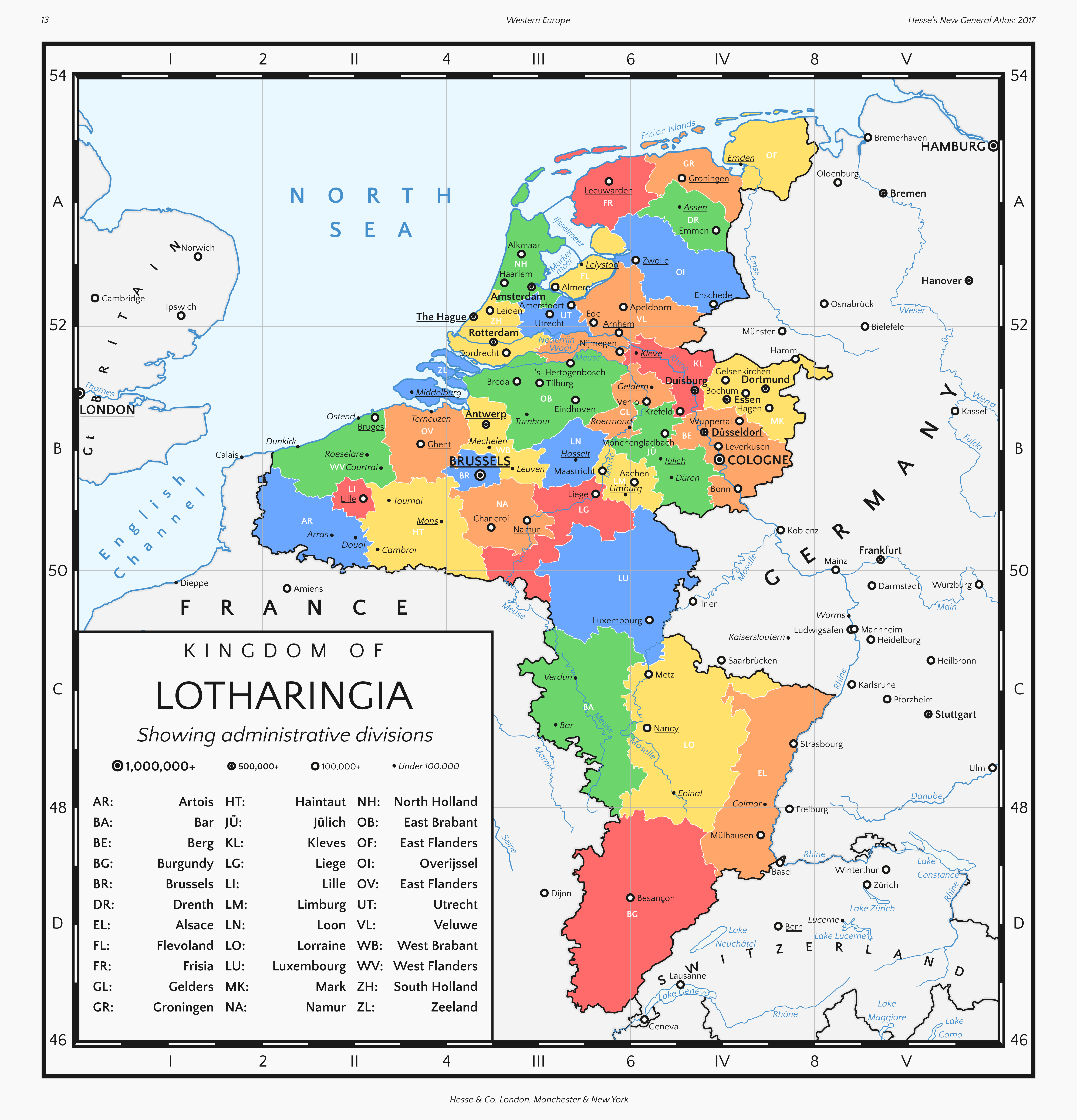 The Kingdom of Lotharingia in 2017
