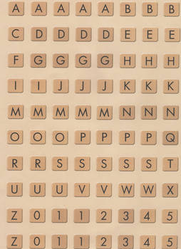 scrabble like tiles