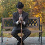 Man on Bench 3