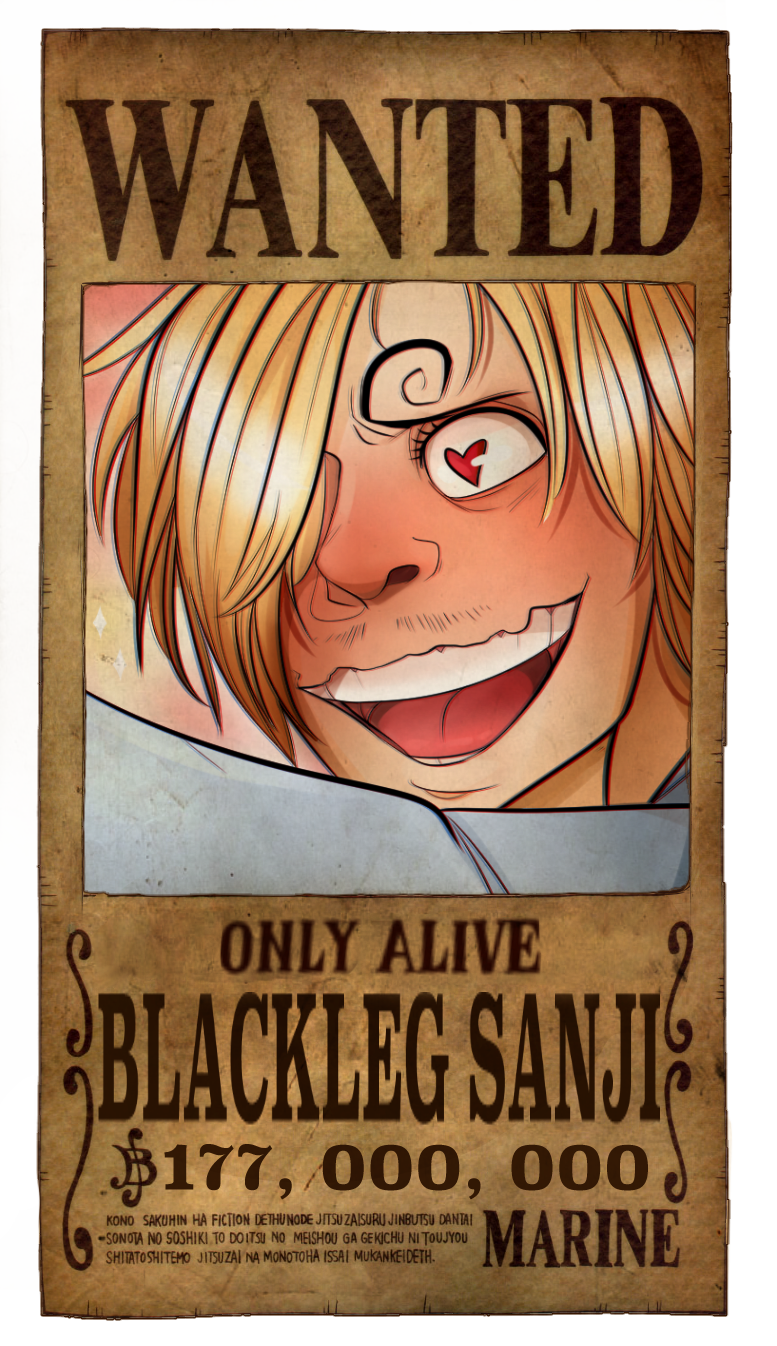 One Piece - Wanted Posters 01 by Marypuff on DeviantArt