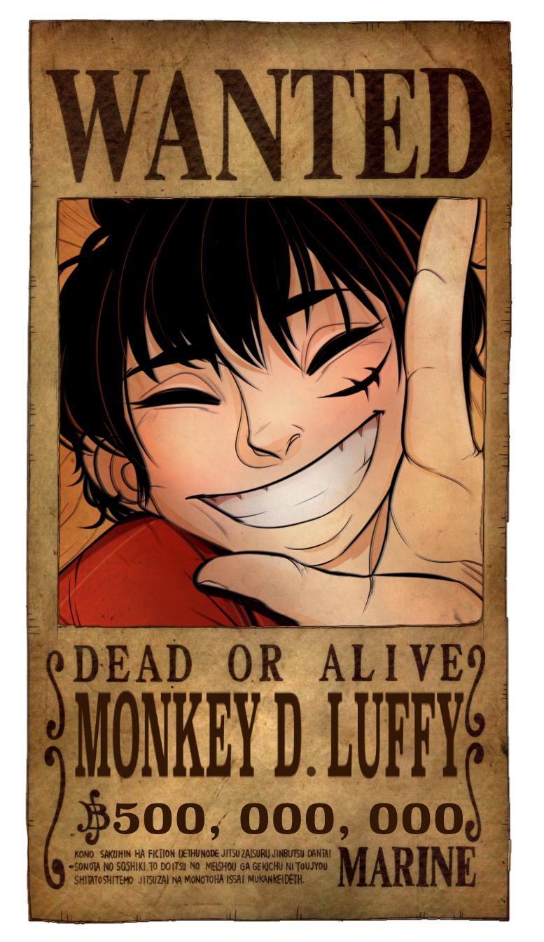 Luffy Wanted Poster By PlanarShift On DeviantArt luffy-wanted-poster-by-planarshift-on-deviantart