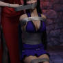 Tifa captured and gagged by Scarlet