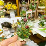 Clay rose art,Miniature art, clay art