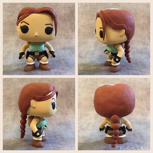 Custom DIY Tomb Raider Lara Croft Funko Pop Figure