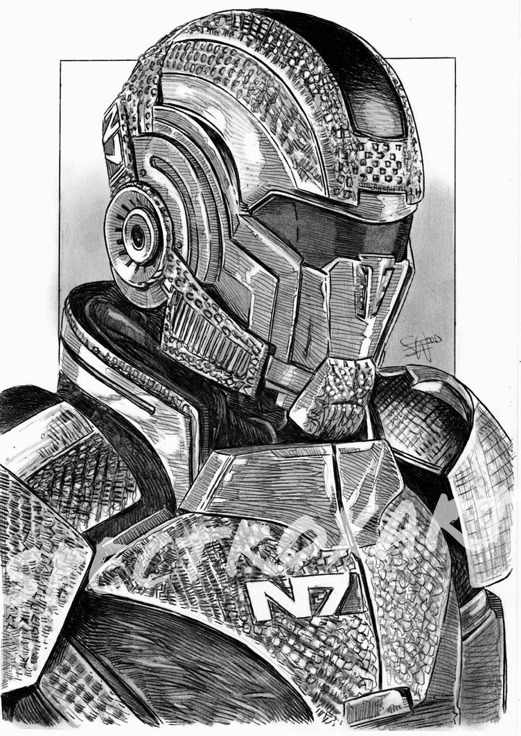 Commander Shepard by Spectroxart on DeviantArt