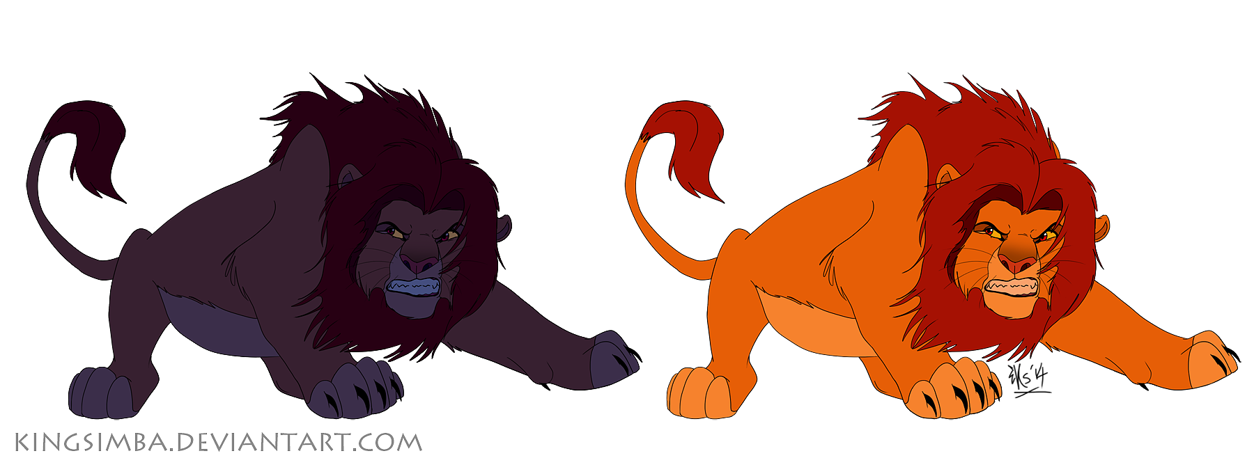 Simba Colours by KingSimba on DeviantArt