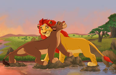 Kion and Rani by KingSimba