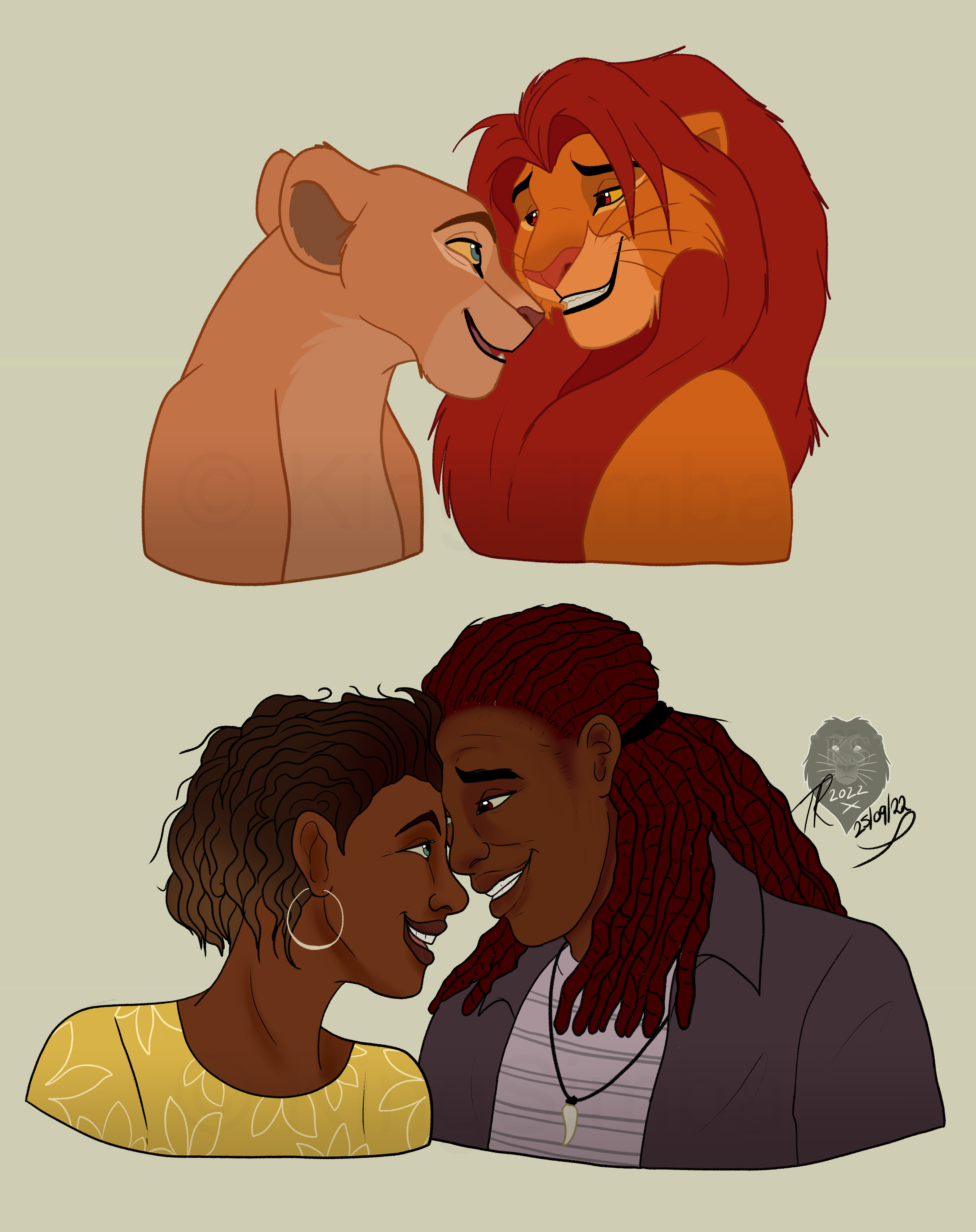 Human Deviantart Human! Simba + Nala by KingSimba on DeviantArt