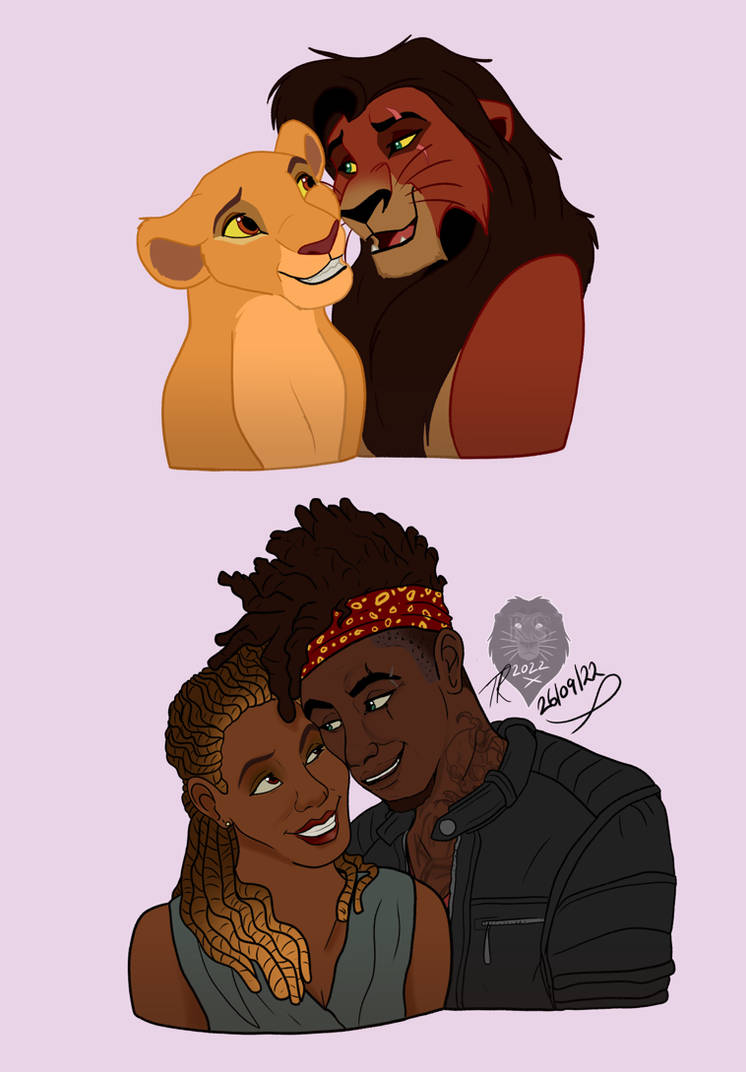 Human! Kovu + Kiara by KingSimba on DeviantArt