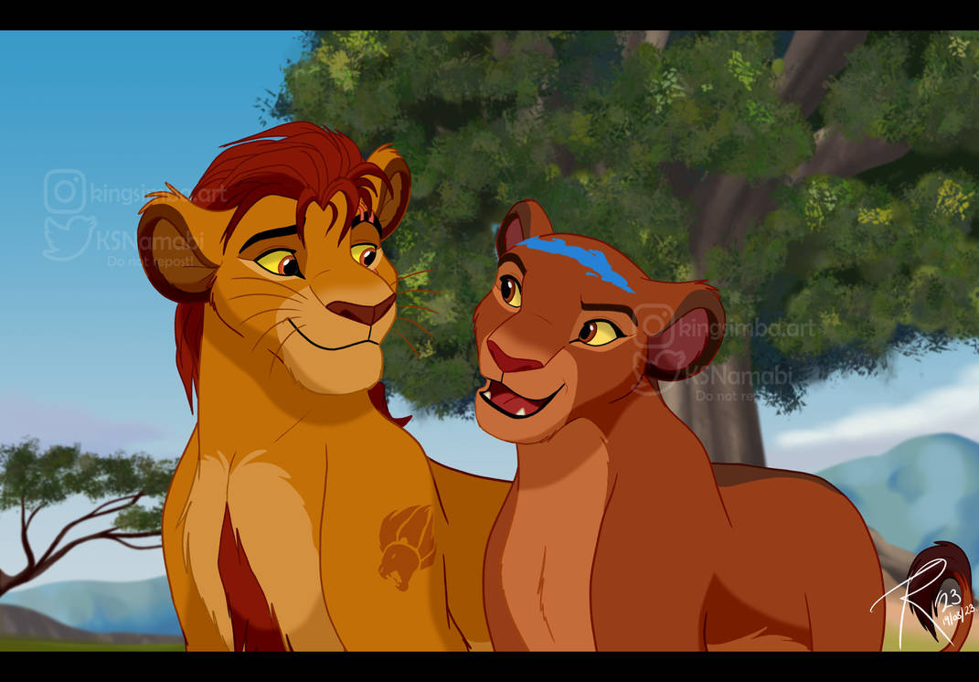 Kion Rani Kion + Rani (Screenshot Redraw) by KingSimba on DeviantArt