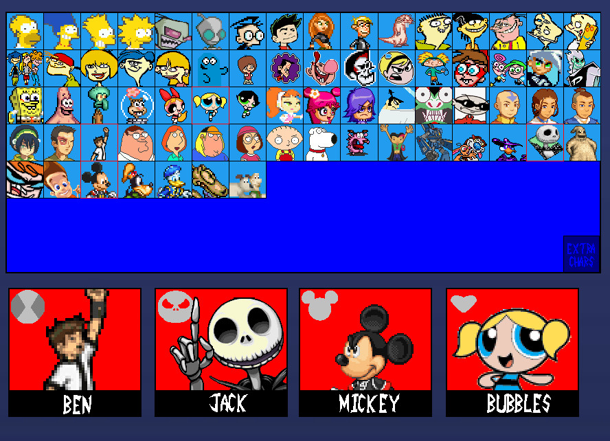 Cartoon Fighters Deviantart Roster Cartoon Fighters updated char roster by SuperMaster10 on DeviantArt