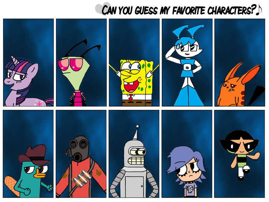 My fav Characters meme