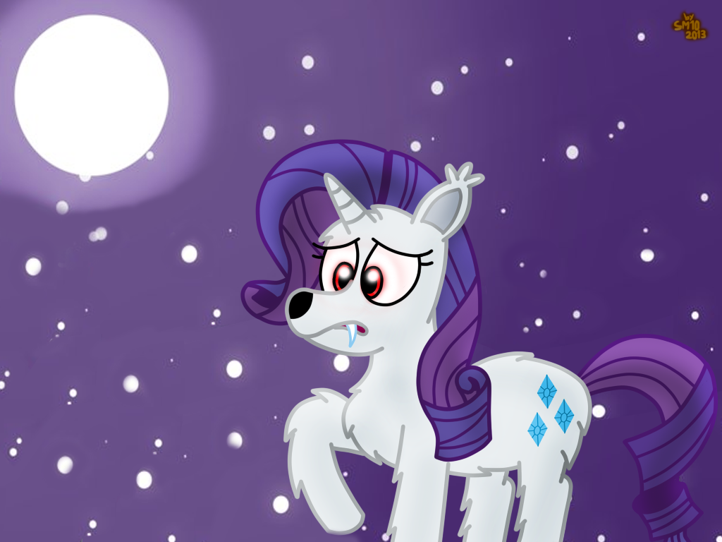 Were-Rarity - Nightmare Night '13