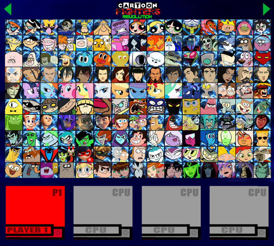 NEW Cartoon Fighters Revolution Roster (Page 1) by SuperMaster10 on