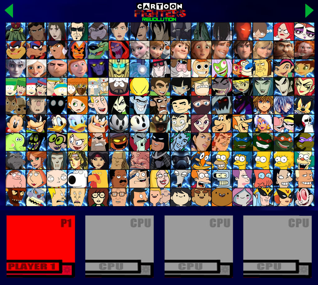 New Roster Cartoon NEW Cartoon Fighters Revolution Roster (Page 2) by SuperMaster10 on ...
