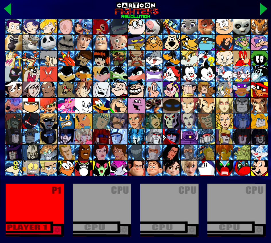 New Roster Cartoon NEW Cartoon Fighters Revolution Roster (Page 3) by SuperMaster10 on ...