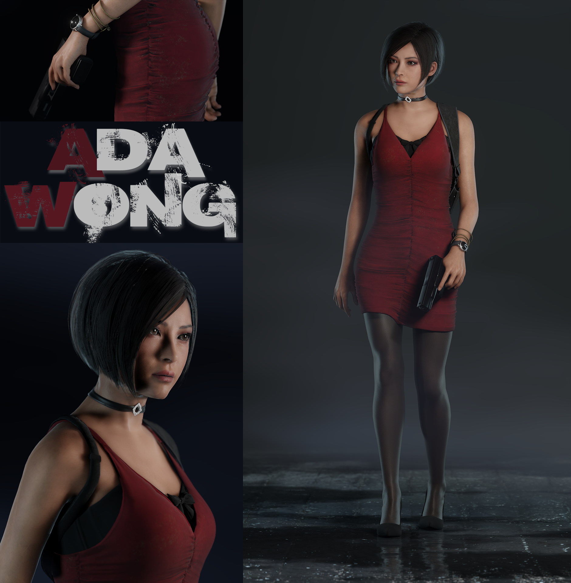 Resident Evil 6 - Ada Wong (Render) by SilverMoonCrystal on DeviantArt