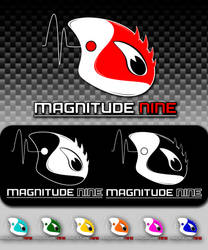 Magnitude 9's logo design