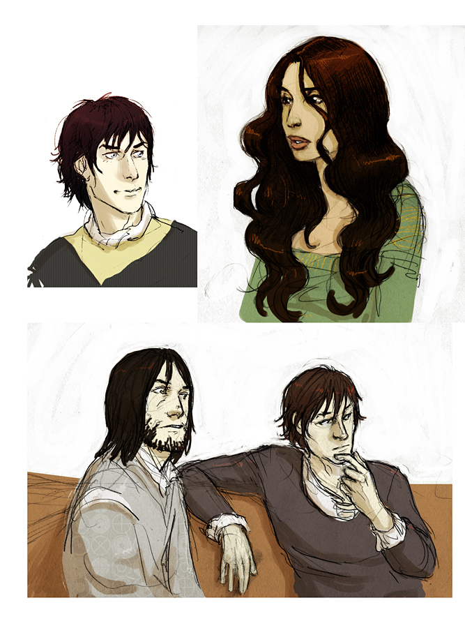 Assorted ASoIaF folks by Pojypojy