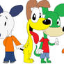 Bali, Tito, Odie and some random mouse Toon