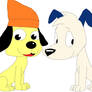 Feral Parappa and Peter Puppy