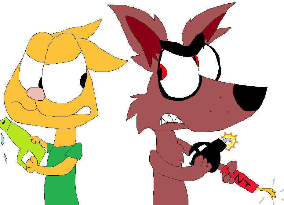 Cat VS Coyote Rivalry by JustinandDennis on DeviantArt