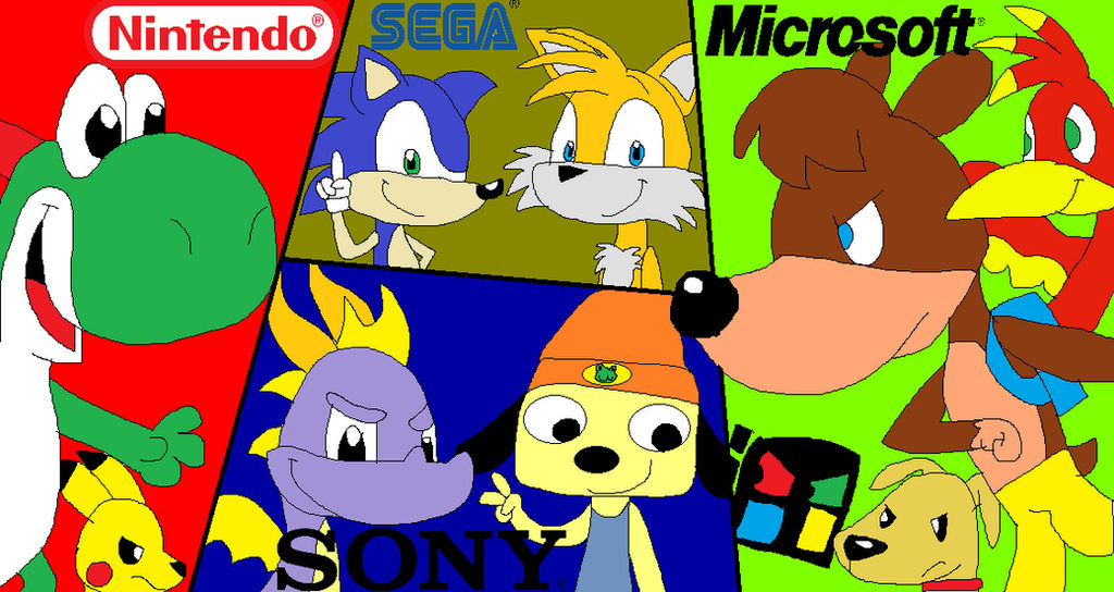 Nintendo Vs Sega Vs Sony Vs Microsoft