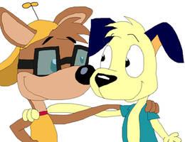 Peter Puppy and Archie Kangaroo