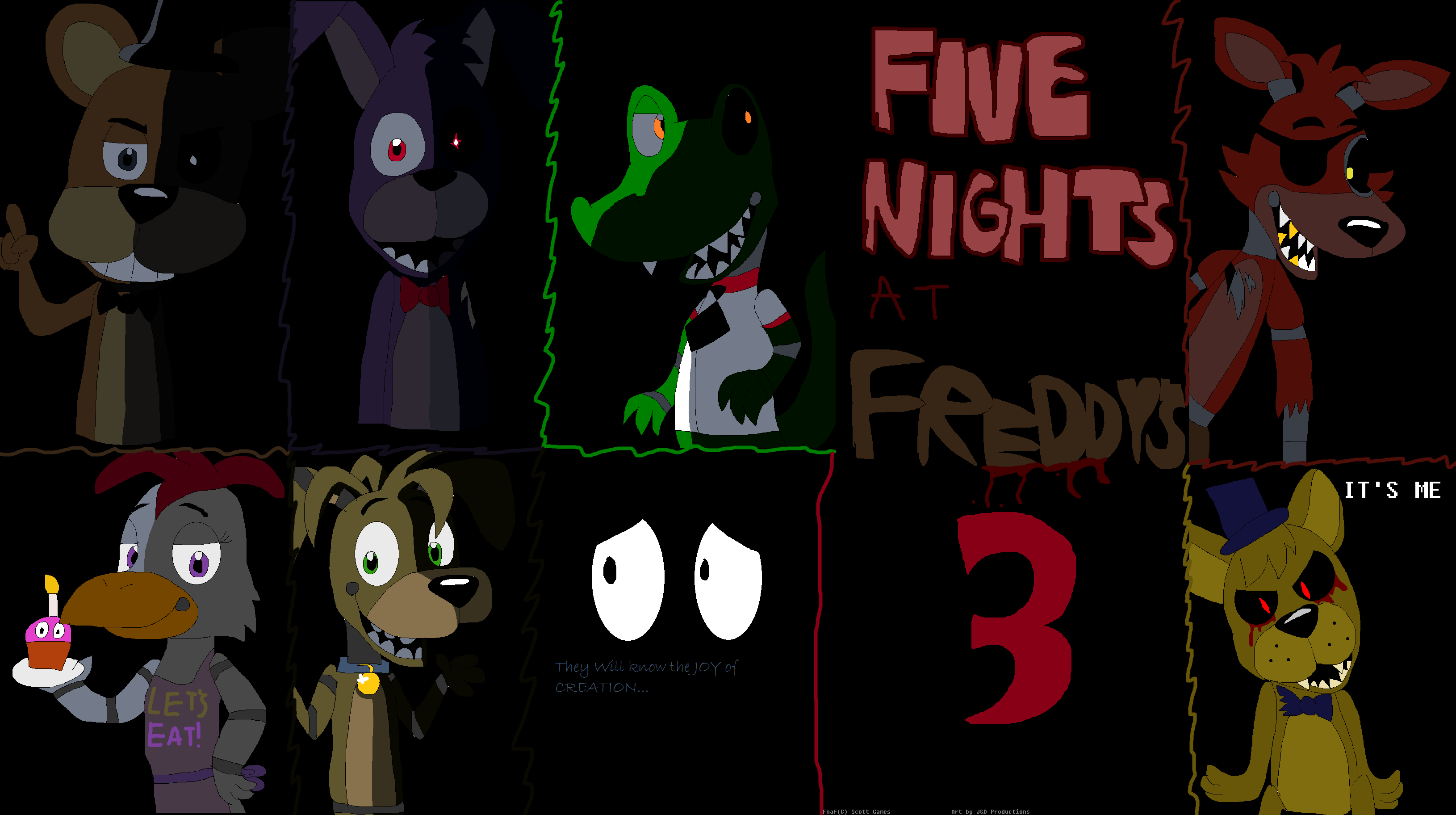 Five Nights at Freddy's 3 All Animatronics by TheSitciXD on DeviantArt