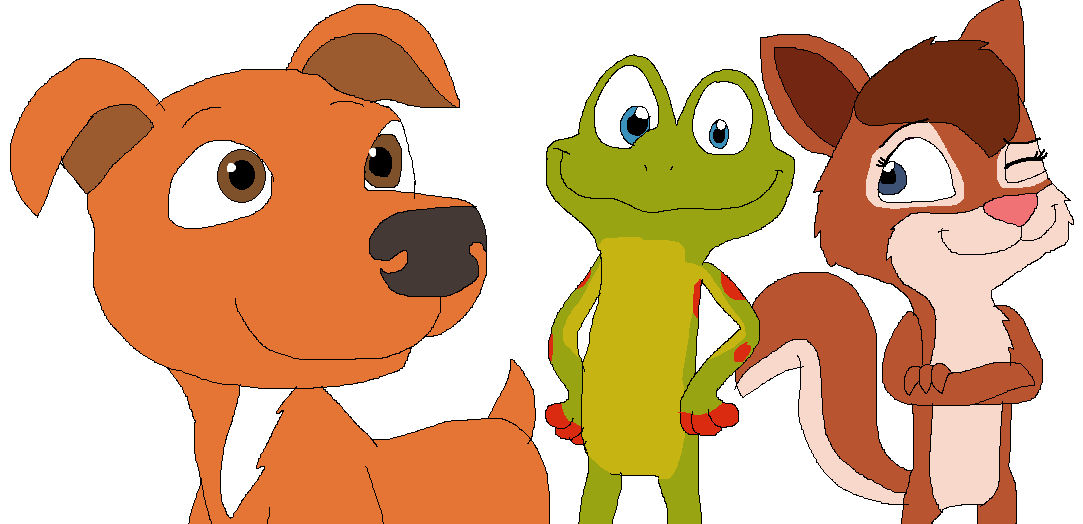 Jock, Ribbt and Sandy by JustinandDennis on DeviantArt